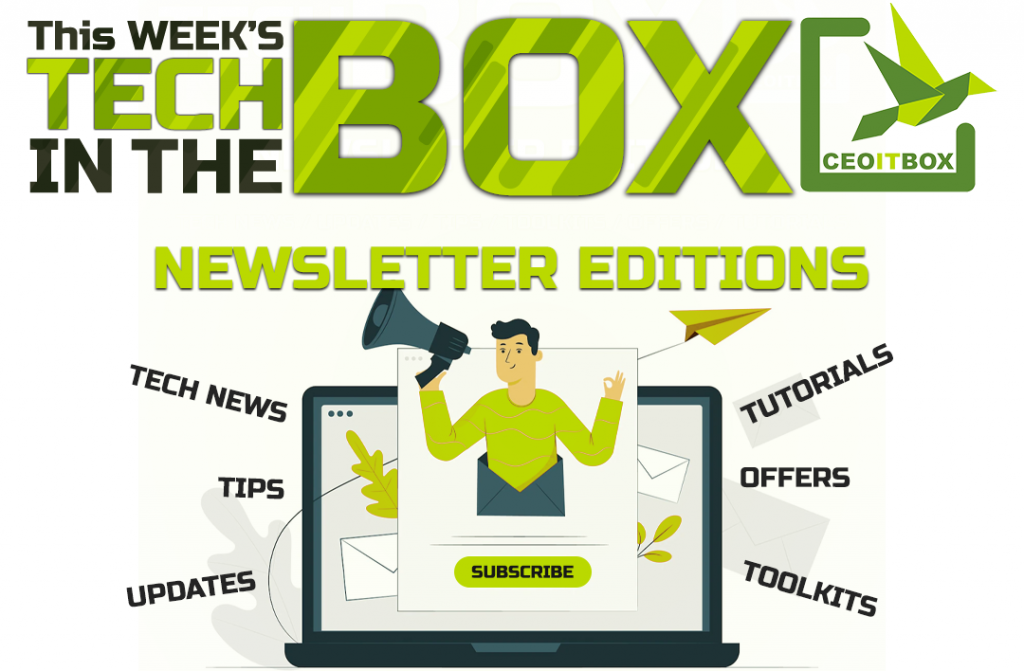 Tech In the box weekly newsletter